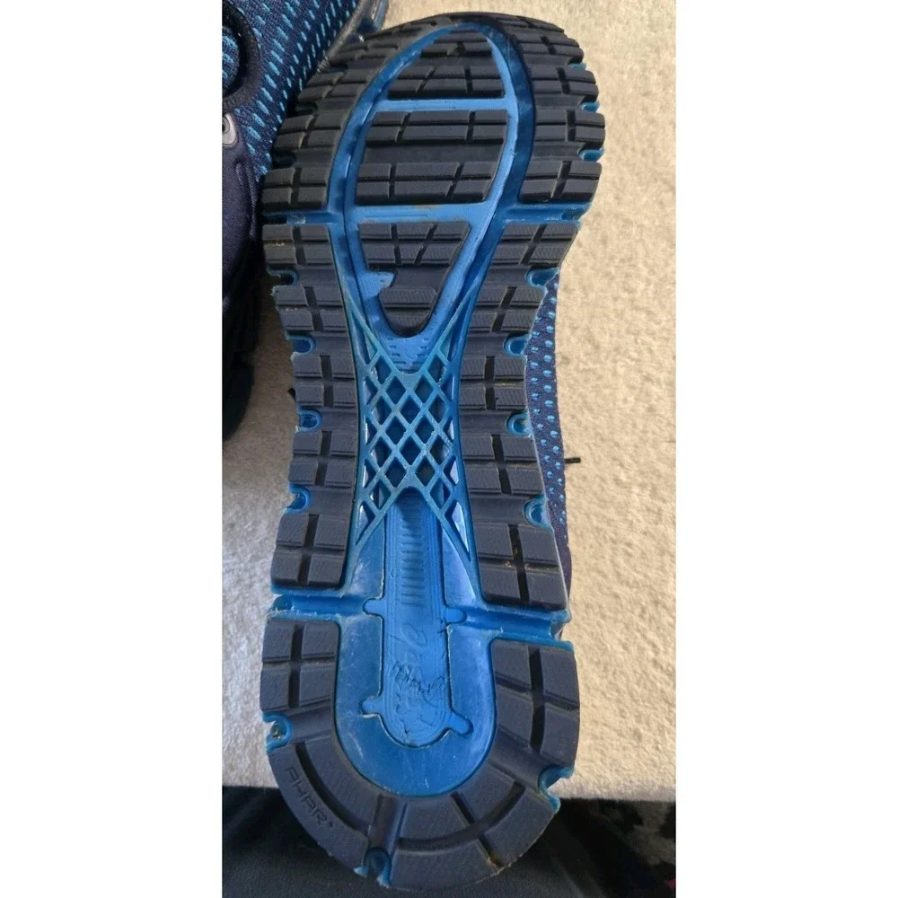 ASICS Gel Quantum 360  Men's Size 12 Blue Suede Running Casual Shoes.